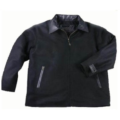 Leather Varsity Jacket